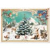 Tausendschön PK 1351 with festive stamp and special front