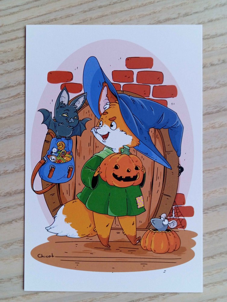 Halloween fox front