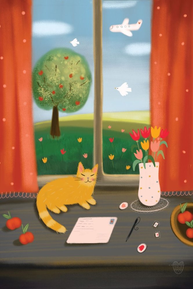 Cat Marluki and Summer, front