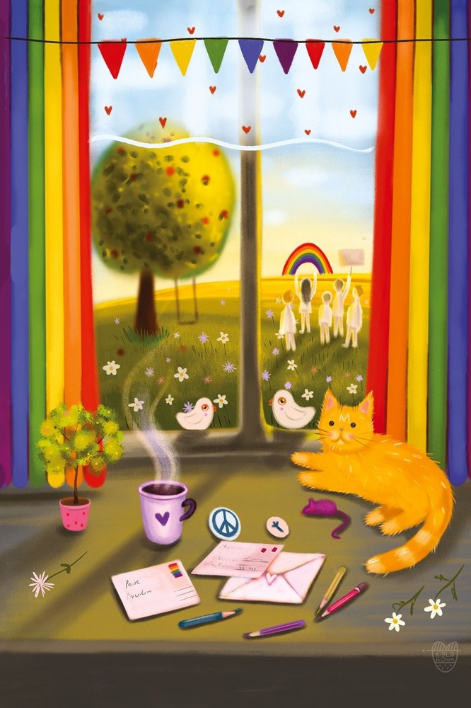 Cat Marluki and Pride, front