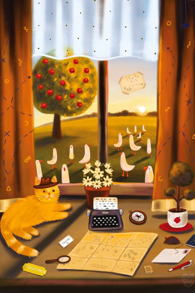 Cat Marluki and Travel Planning, front