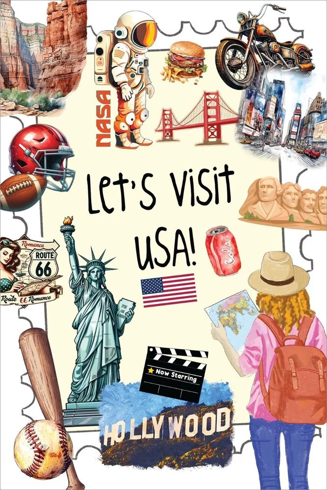 Let’s visit USA, front
